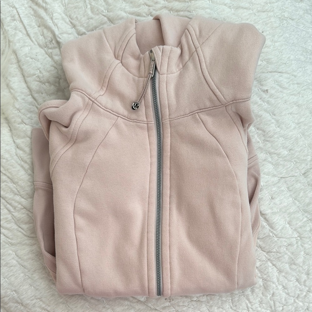 Lululemon Pink Scuba Zip-Up Hoodie